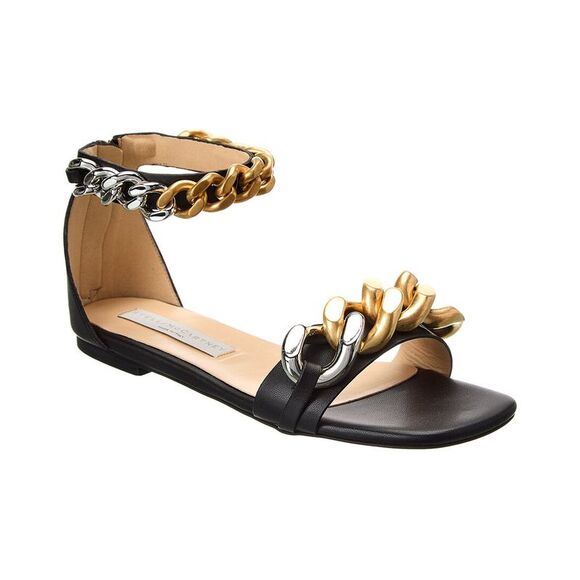 Stella Mccartney Falabella Chain Sandal Black